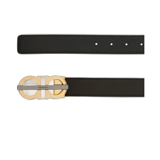 Reversible And Adjustable Gancini Belt