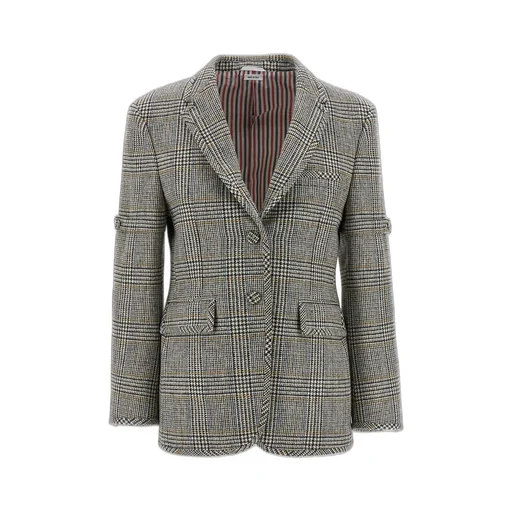 Thom Browne Checked Single-Breasted Blazer