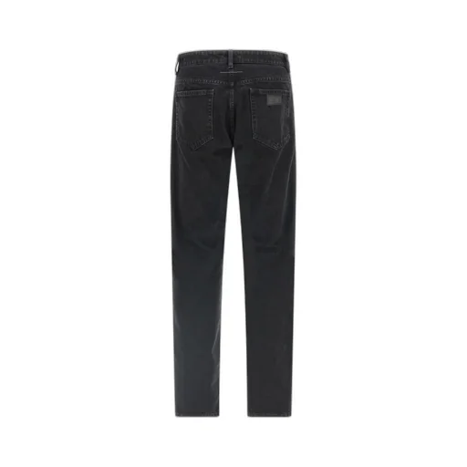 Mm6 Maison Margiela Logo Patch Taped Jeans