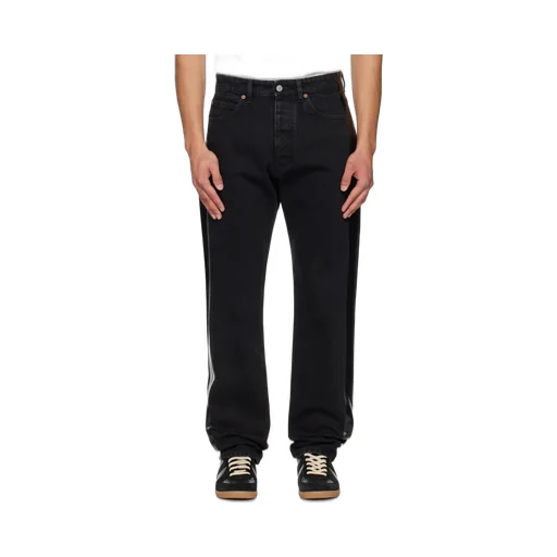 Mm6 Maison Margiela Logo Patch Taped Jeans