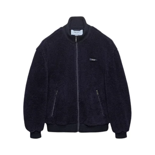 Prada Zip-Up Fleece Jacket