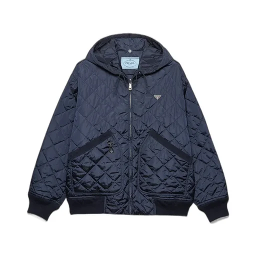 Prada Zipped Hooded Jacket