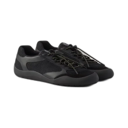 Prada Speedrock Mesh Panelled Sneakers