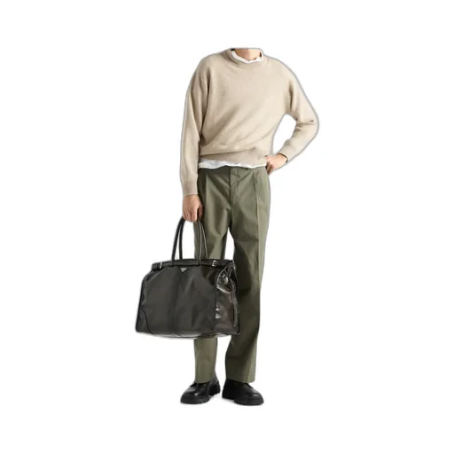 Prada Long-Sleeved Crewneck Jumper