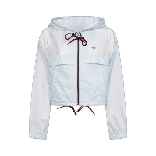 Prada Zip-Up Hooded Jacket