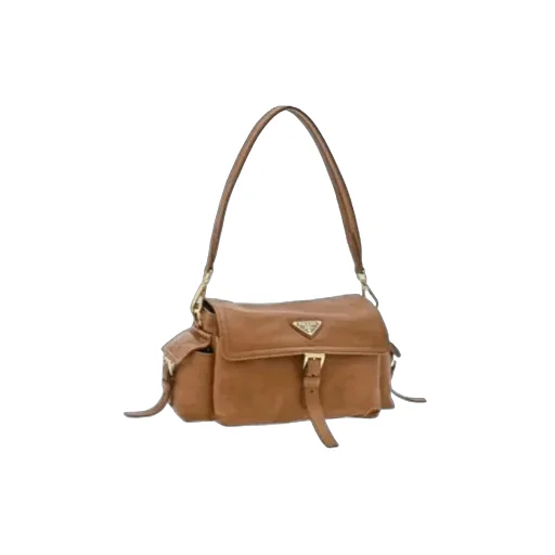 Medium Explore Buckle Leather Shoulder Bag