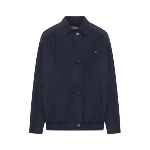 Prada Long-Sleeved Button-Up Coat
