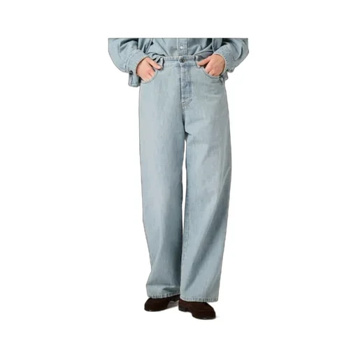 Miu Miu Logo-Embroidered Denim Jeans