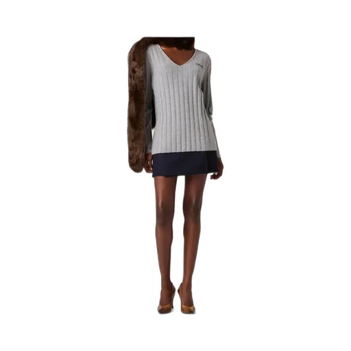 Miu Miu V-Neck Knitted Jumper
