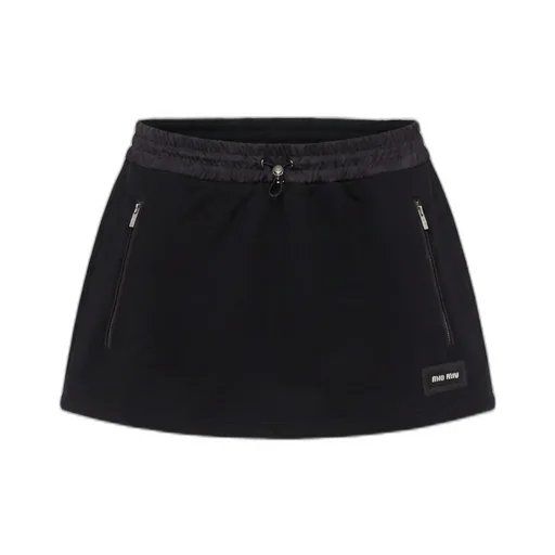 Miu Miu Drawstring Mini Skirt