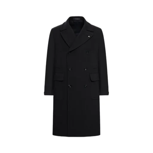 Double-Breasted Wool Coat
