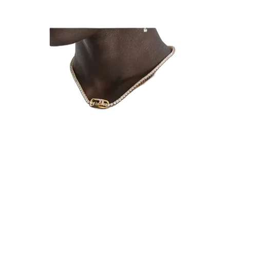 Fendi O'lock Embellished Necklace