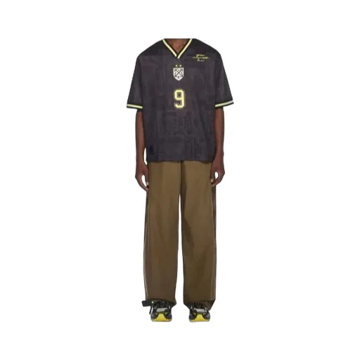 Off-White Multilogo Soccer V-Neck T-Shirt