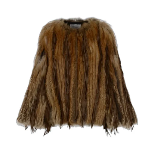 Long-Sleeved Fur Coat