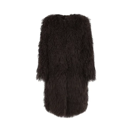 Long-Sleeved Fur Coat
