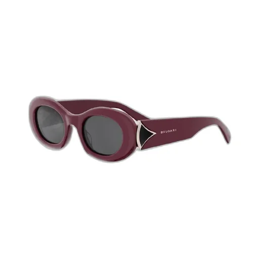Bulgari Oval Frame Sunglasses