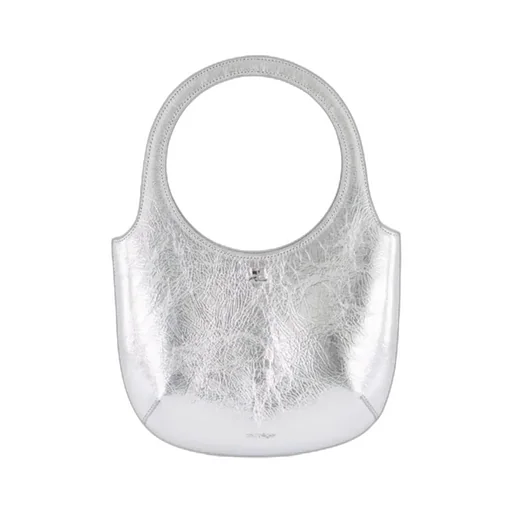 Courrges Logo Detail Top Handle Bag
