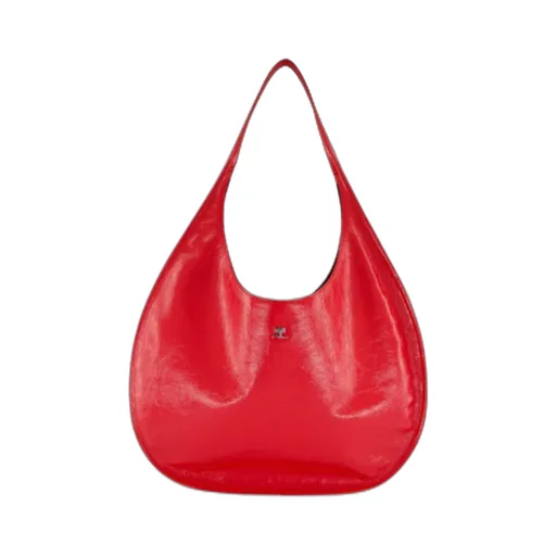 Courrges Holy Naplack Top Handle Tote Bag