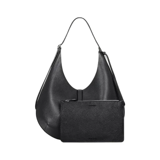Courrges Logo-Buckle Top Handle Shoulder Bag
