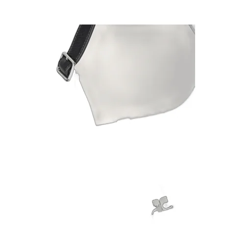 Courrges Logo-Buckle Top Handle Shoulder Bag