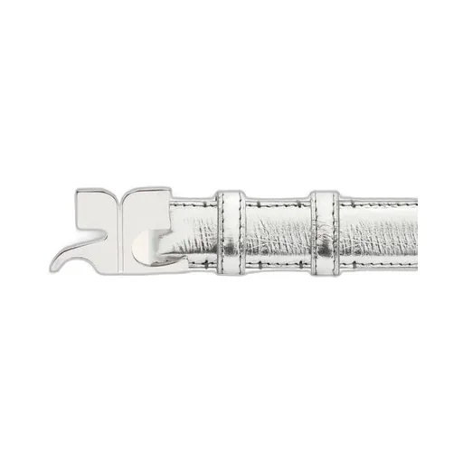 Courrges Metallic Effect Buckle Belt