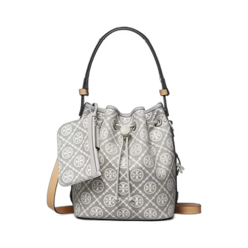 Tory Burch T Monogram Utility Buckle Bag
