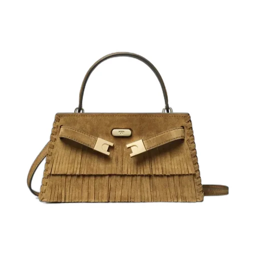 Tory Burch Lee Radziwill Fringed Mini Top Handle Bag