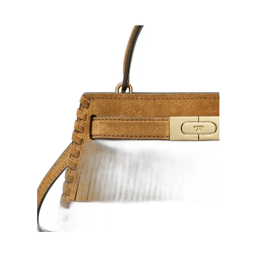 Tory Burch Lee Radziwill Fringed Mini Top Handle Bag