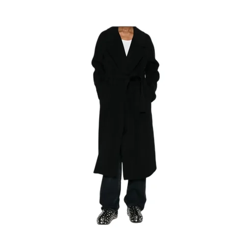 Belted Single-Breasted Coat