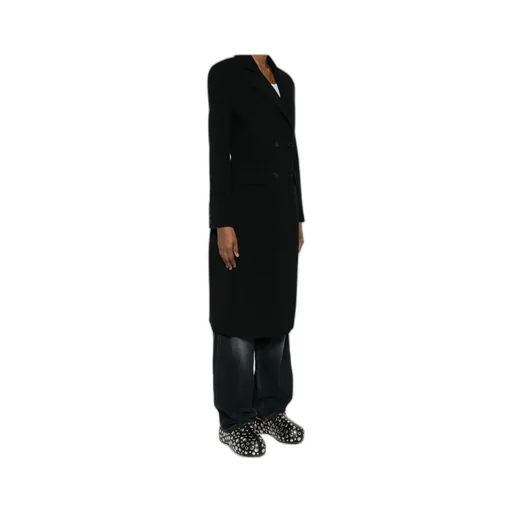 Ermanno Firenze Double-Breasted Long Sleeved Coat
