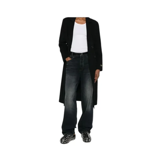 Ermanno Firenze Double-Breasted Long Sleeved Coat