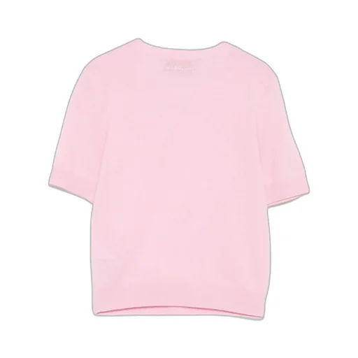 Crew Neck Short-Sleeved Sweater