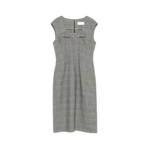Plaid Sleeveless Dress