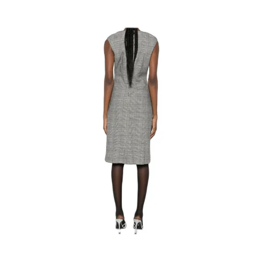 Plaid Sleeveless Dress