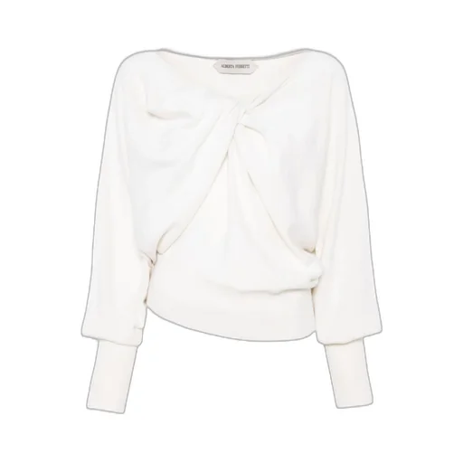 Twist-Front Sweater