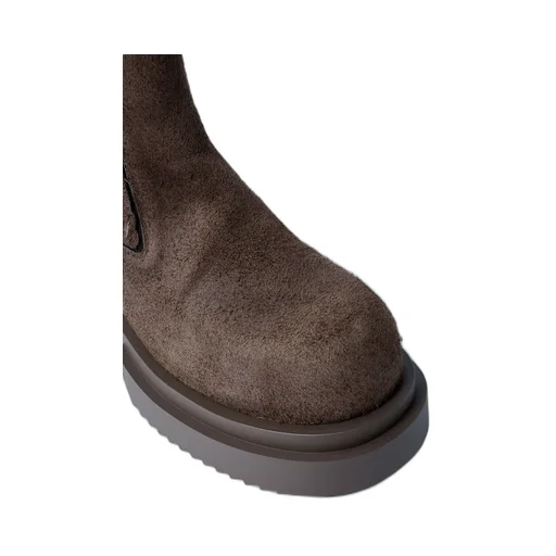 Rick Owens Round Toe Elasticated Boots