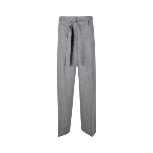 Peserico Belted Wool Pants