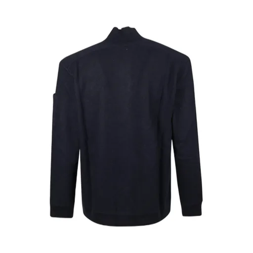 C.P. Company Felted Half Button Jumper