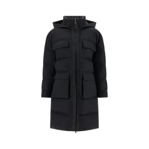 Long-Sleeved Down Jacket