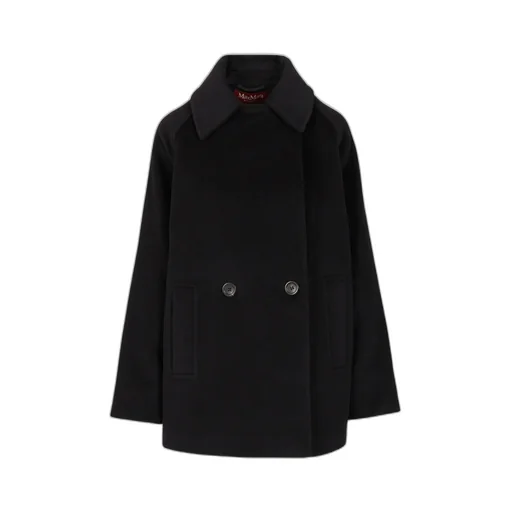 Max Mara Studio Double-Breasted Long-Sleeved Coat