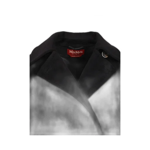Max Mara Studio Double-Breasted Long-Sleeved Coat