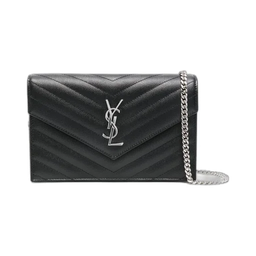 Saint Laurent Cassandre Envelope Chain Wallet