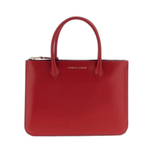 Comme Des GarÇOns Wallet Logo Printed Handbag