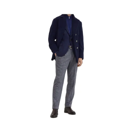 Brunello Cucinelli High Neck Zip-Up Jumper
