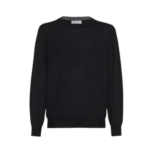 Brunello Cucinelli Long Sleeved Crewneck Sweater