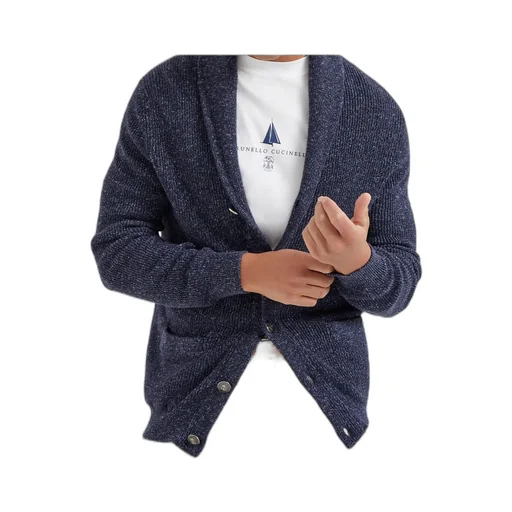 Brunello Cucinelli Long Sleeved Knitted Cardigan