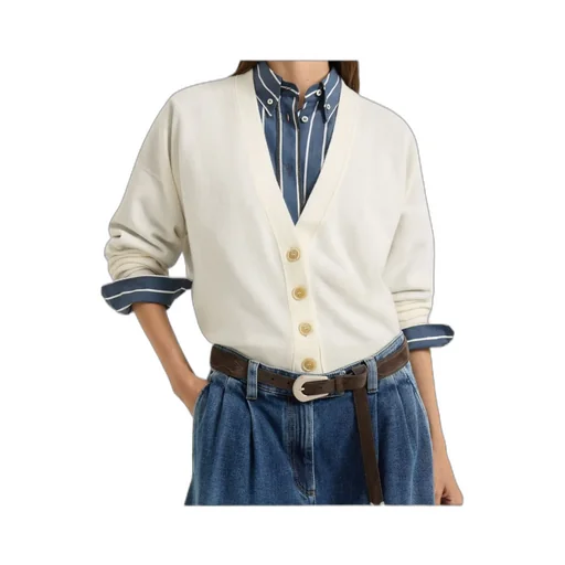 Brunello Cucinelli V-Neck Long Sleeved Cardigan