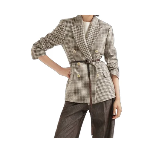 Brunello Cucinelli Cap Sleeved Crewneck Sweater