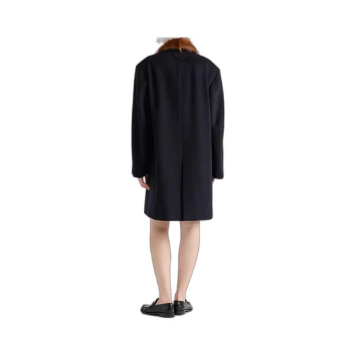 Prada Single-Breasted Long Coat