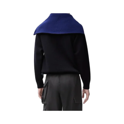 Zip-Up Sweater In Wool